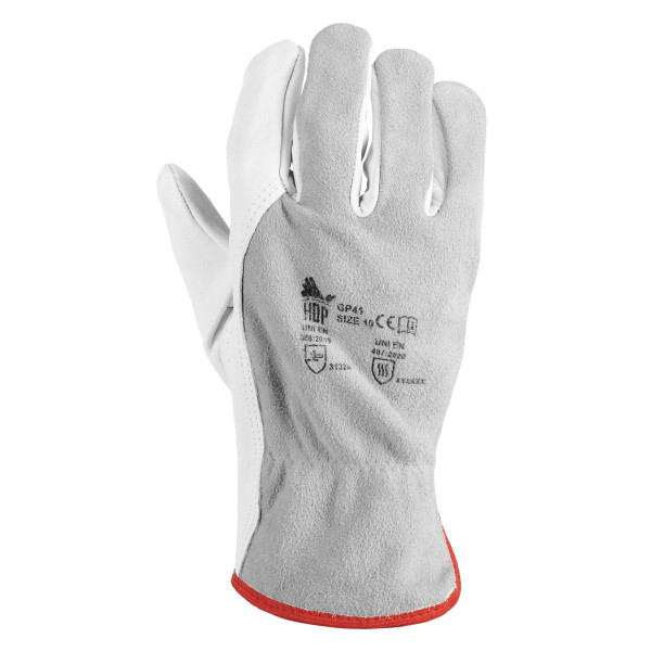 GUANTO PELLE FIORE CROSTA TOP