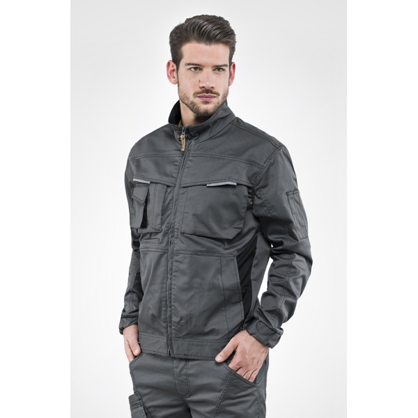 GIUBBETTO SMOKE GRIGIO/NERO