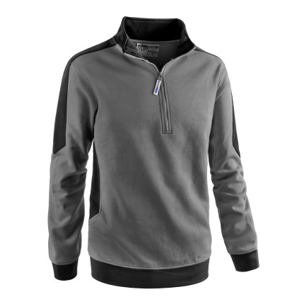 FELPA - mezza zip patch