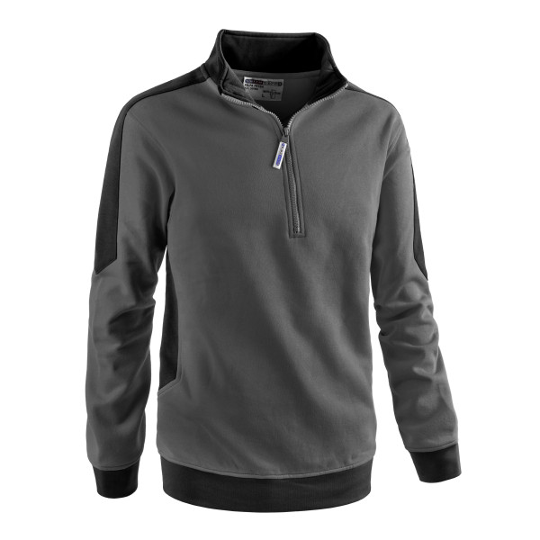 FELPA - mezza zip patch