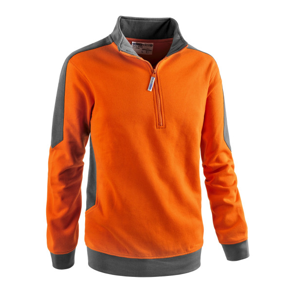 FELPA - mezza zip patch