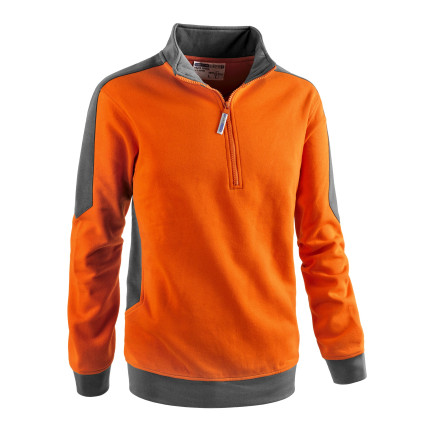 FELPA - mezza zip patch