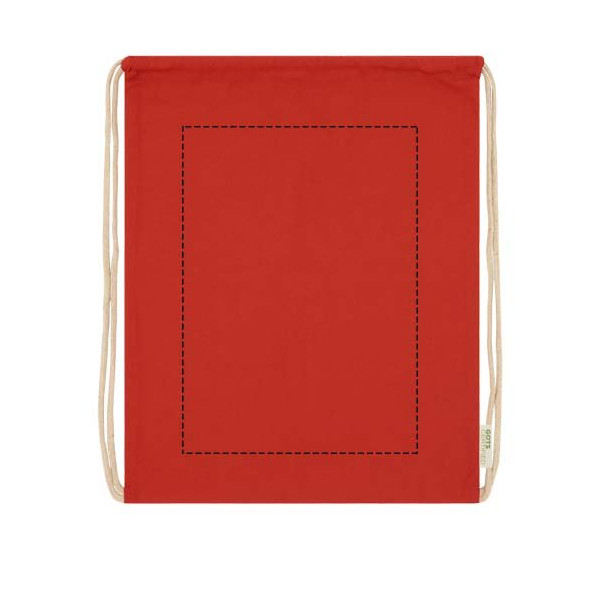 Zaino in cotone biologico 100 g/m² con...