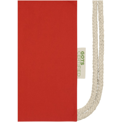 Zaino in cotone biologico 100 g/m² con cordoncino Orissa - 5L