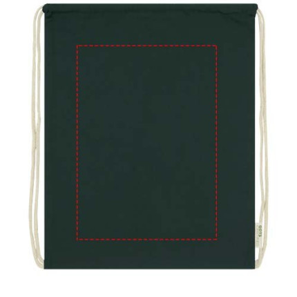 Zaino in cotone biologico 100 g/m² con cordoncino Orissa - 5L