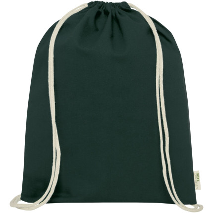 Zaino in cotone biologico 100 g/m² con cordoncino Orissa - 5L