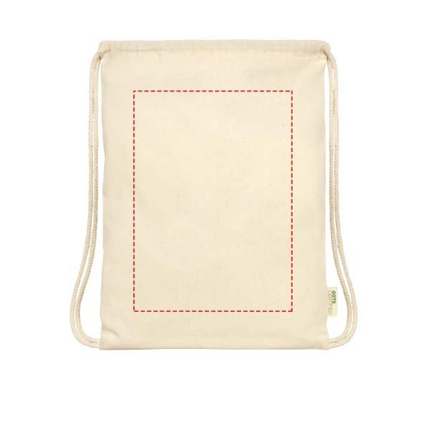 Zaino con cordoncino Orissa da 140 g/m² in...