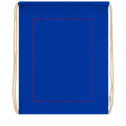 Zaino con cordoncino Orissa da 140 g/m² in cotone organico - 5L