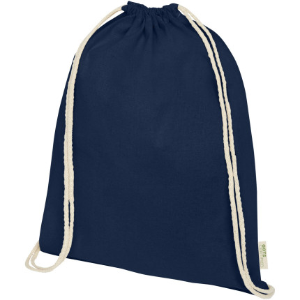 Zaino con cordoncino Orissa da 140 g/m² in cotone organico - 5L