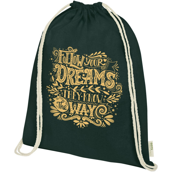 Zaino con cordoncino Orissa da 140 g/m² in...