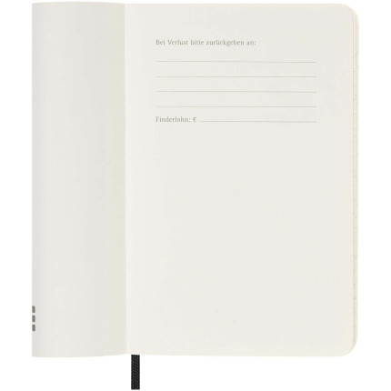 Agenda settimanale 12 mesi formato L con copertina morbida - lingua tedesca Moleskine