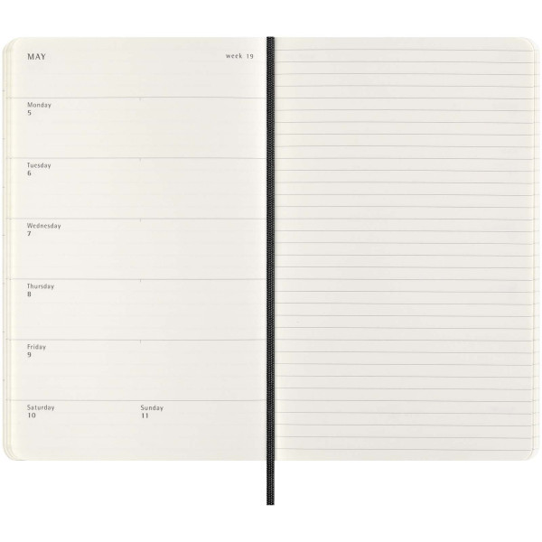Agenda settimanale formato L 12 mesi con...