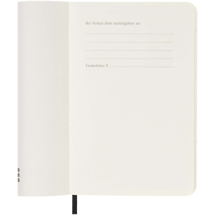Agenda settimanale tascabile 12 mesi con copertina morbida - lingua tedesca Moleskine