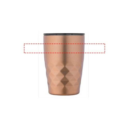 Bicchiere termico con isolamento sottovuoto Geo da 350 ml