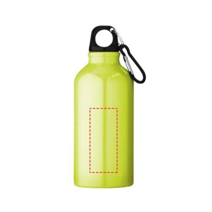 Borraccia sportiva in alluminio con moschettone da 400 ml Oregon