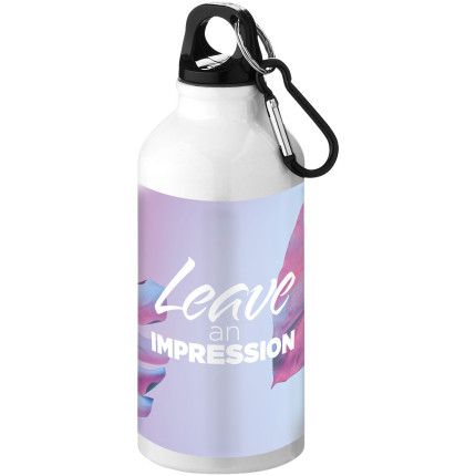 Borraccia sportiva in alluminio con moschettone da 400 ml Oregon