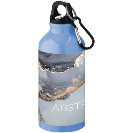 Borraccia sportiva in alluminio con moschettone da 400 ml Oregon