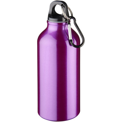 Borraccia sportiva in alluminio con moschettone da 400 ml Oregon