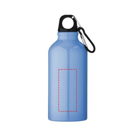 Borraccia sportiva in alluminio con moschettone da 400 ml Oregon