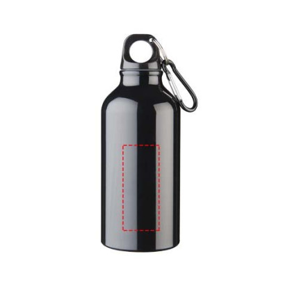 Borraccia sportiva in alluminio con moschettone da 400 ml Oregon