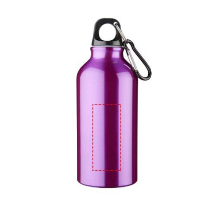 Borraccia sportiva in alluminio con moschettone da 400 ml Oregon