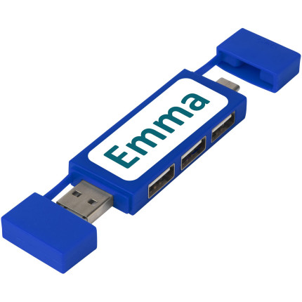 Hub USB 2.0 doppio Mulan