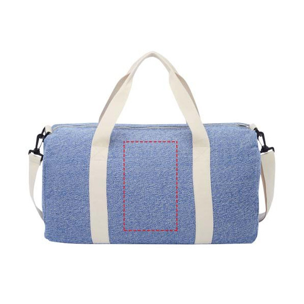 Borsone in cotone riciclato e poliestere da 450...