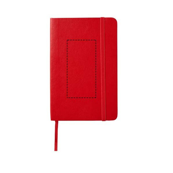 Blocco note con copertina morbida - a righe...