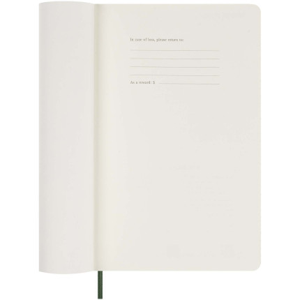Blocco note 12 mesi formato L con copertina morbida Moleskine