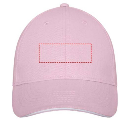 Cappellino Darton a 6 pannelli con visiera a sandwich