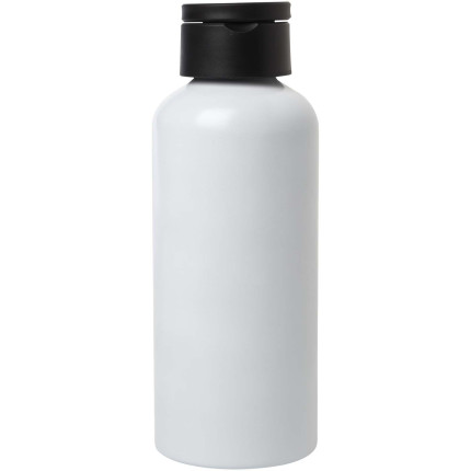 Borraccia in alluminio riciclato certificato RCS con coperchio in PET riciclato da 600 ml Oregon