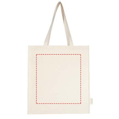 Tote bag con soffietto da 180 g/m² in tessuto biologico...