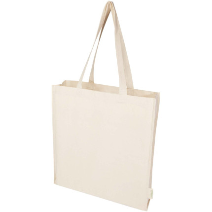 Tote bag con soffietto da 180 g/m² in tessuto biologico 14 l Orissa