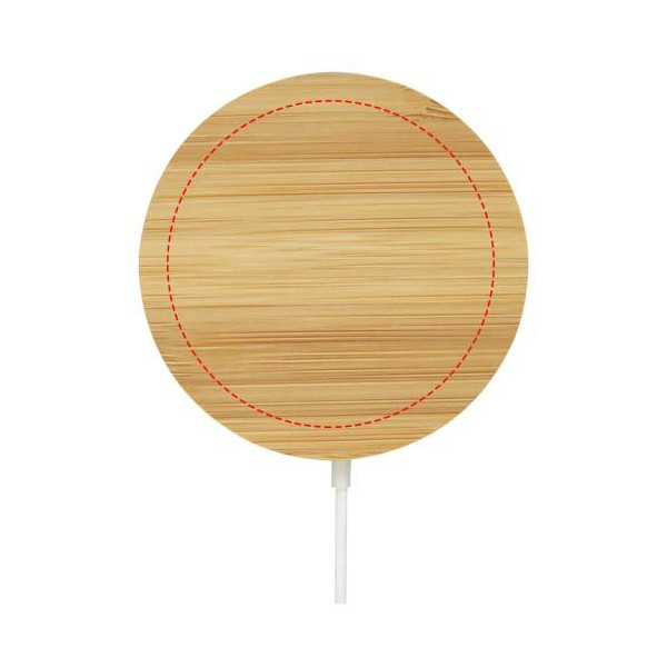 Stazione di ricarica magnetica in bambù da 10 W...