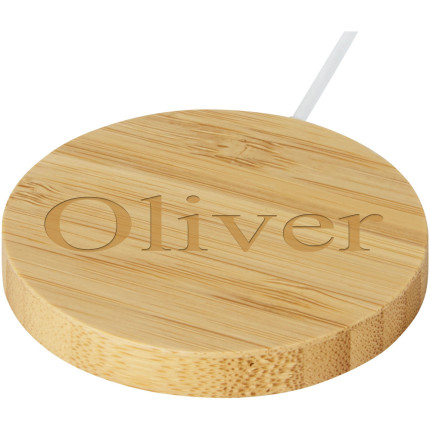 Stazione di ricarica magnetica in bambù da 10 W Atra