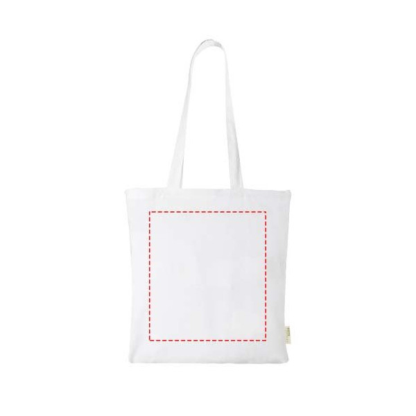 Tote bag in cotone biologico 100 g/m² Orissa - 7L