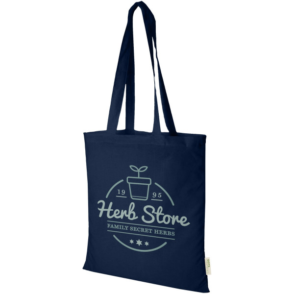 Tote bag in cotone biologico 100 g/m² Orissa - 7L
