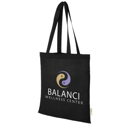 Tote bag in cotone biologico 100 g/m² Orissa - 7L