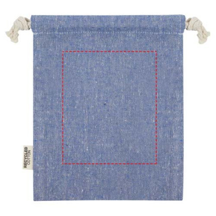 Sacchetto per confezione regalo piccolo in cotone riciclato 150 g/m² certificato GRS Pheebs - 0,5L