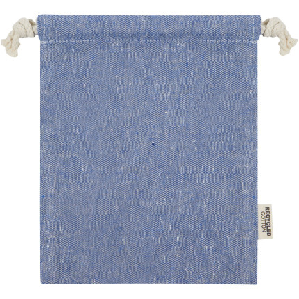 Sacchetto per confezione regalo piccolo in cotone riciclato 150 g/m² certificato GRS Pheebs - 0,5L
