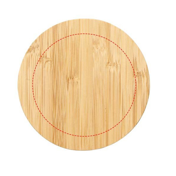 Stazione di ricarica wireless da 5 Win bambù...