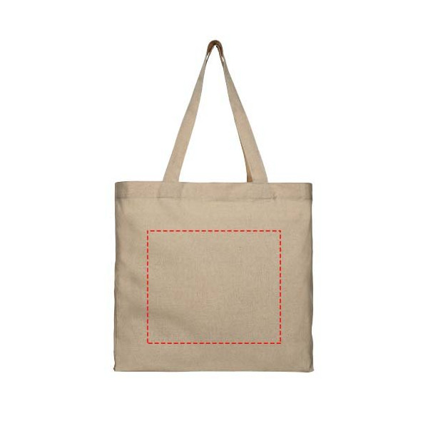Tote bag con fondo ampio in tessuto riciclato...