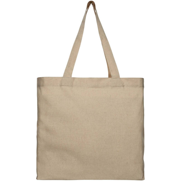 Tote bag con fondo ampio in tessuto riciclato...