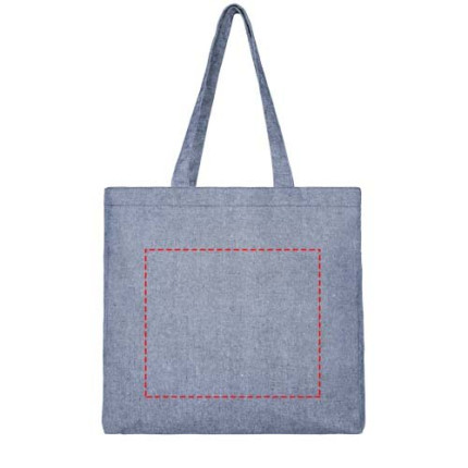Tote bag con fondo ampio in tessuto riciclato 210 g/m² Pheebs - 13L