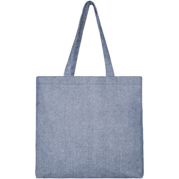 Tote bag con fondo ampio in tessuto riciclato...