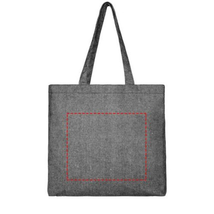 Tote bag con fondo ampio in tessuto riciclato 210 g/m² Pheebs - 13L
