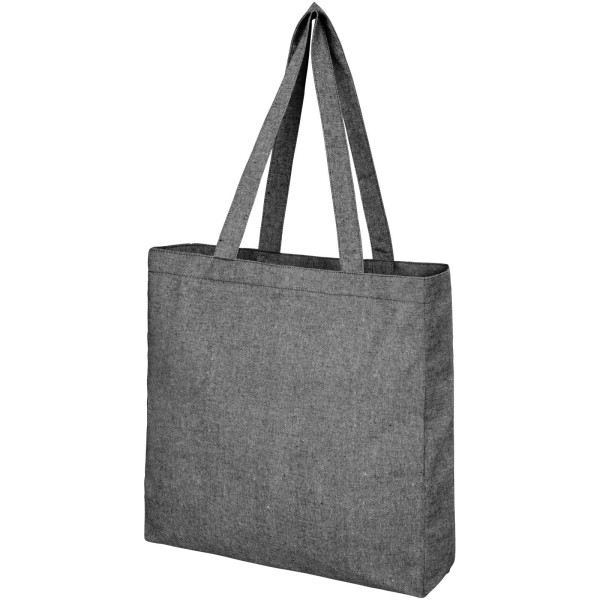 Tote bag con fondo ampio in tessuto riciclato...