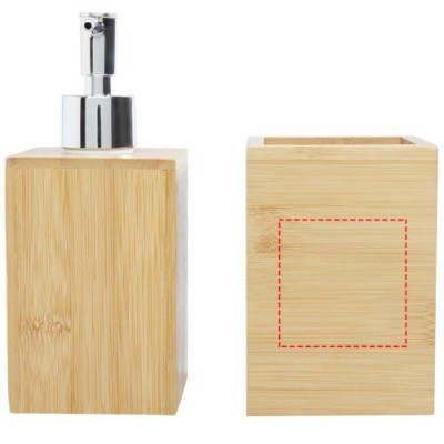 Set da bagno Hedon da 3 pezzi in bambù