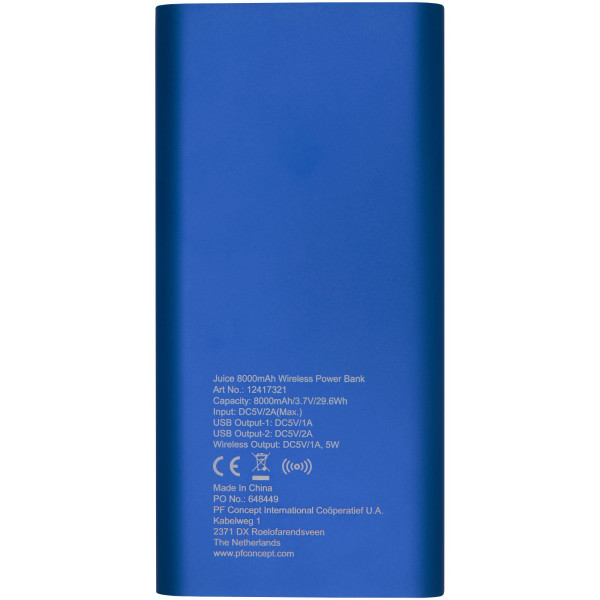 Power bank wireless da 8.000 mAh Juice