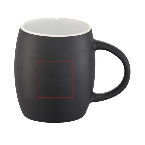 Tazza in ceramica Heart con coperchio in legno...